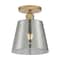 Nuvo Fixture, Semi Flush, 1-Lght, Incandescent, 100W, 120V, A19, Medium Bse, Length: 7.25 60/7323 - alternate 4